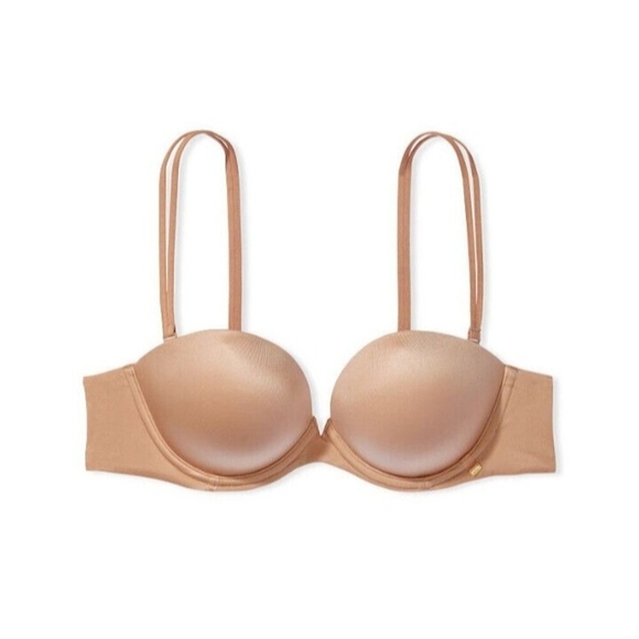 VICTORIAS SECRET LINED DEMI DOUBLE BRA 34 DD - Picture 5 of 5